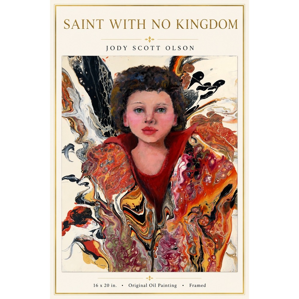 Saint With No Kingdom — Original Oil & Acrylic Portrait by Jody Scott Olson